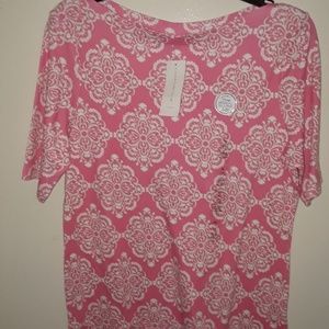 Charter club white pink women's